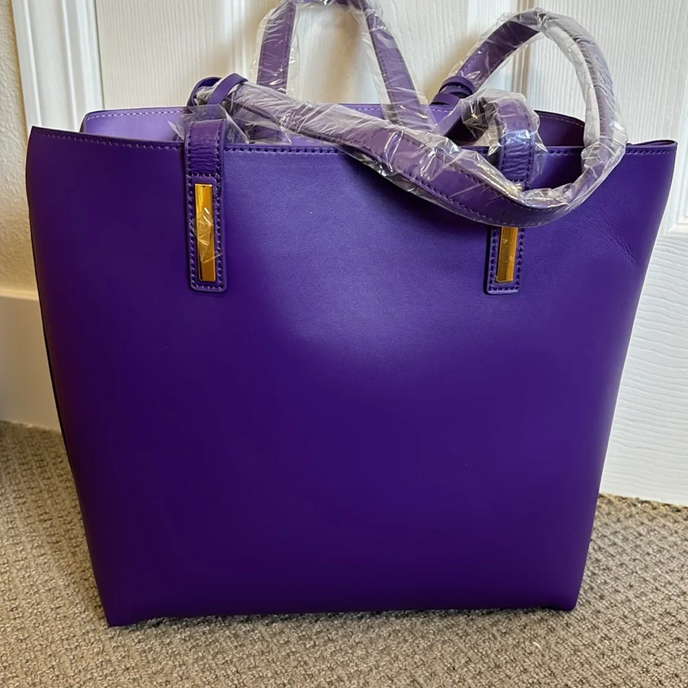 JOY & IMAN || purple tote bag - Picture 4 of 8